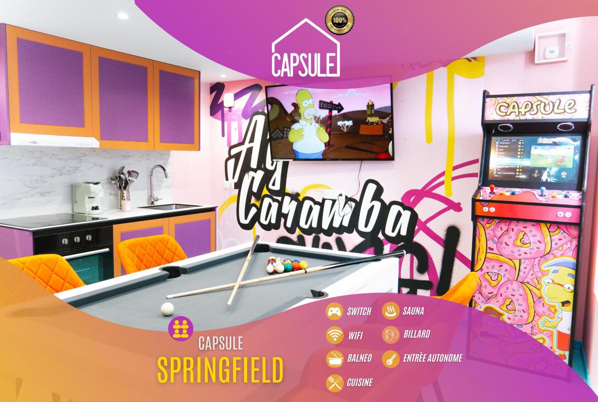 דואי Capsule Springfield - Balneo -Sauna - Billard מראה חיצוני תמונה